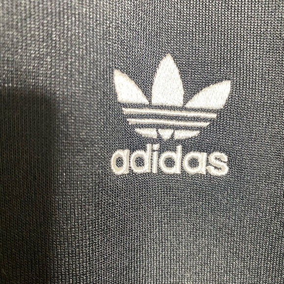adidas Black and White Track Jacket - Picture 4 of 8